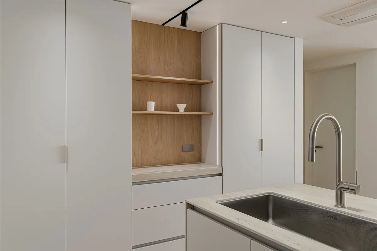 에디핏 White & Oak 맞춤가구 시공 디테일 2